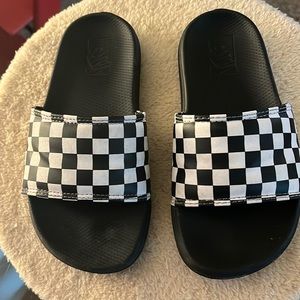 Vans Slides Checkered Kids